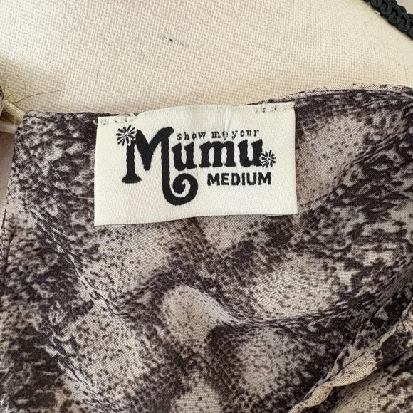 Show Me Your MuMu Black and Cream Patterned Romper - Picture 3 of 5